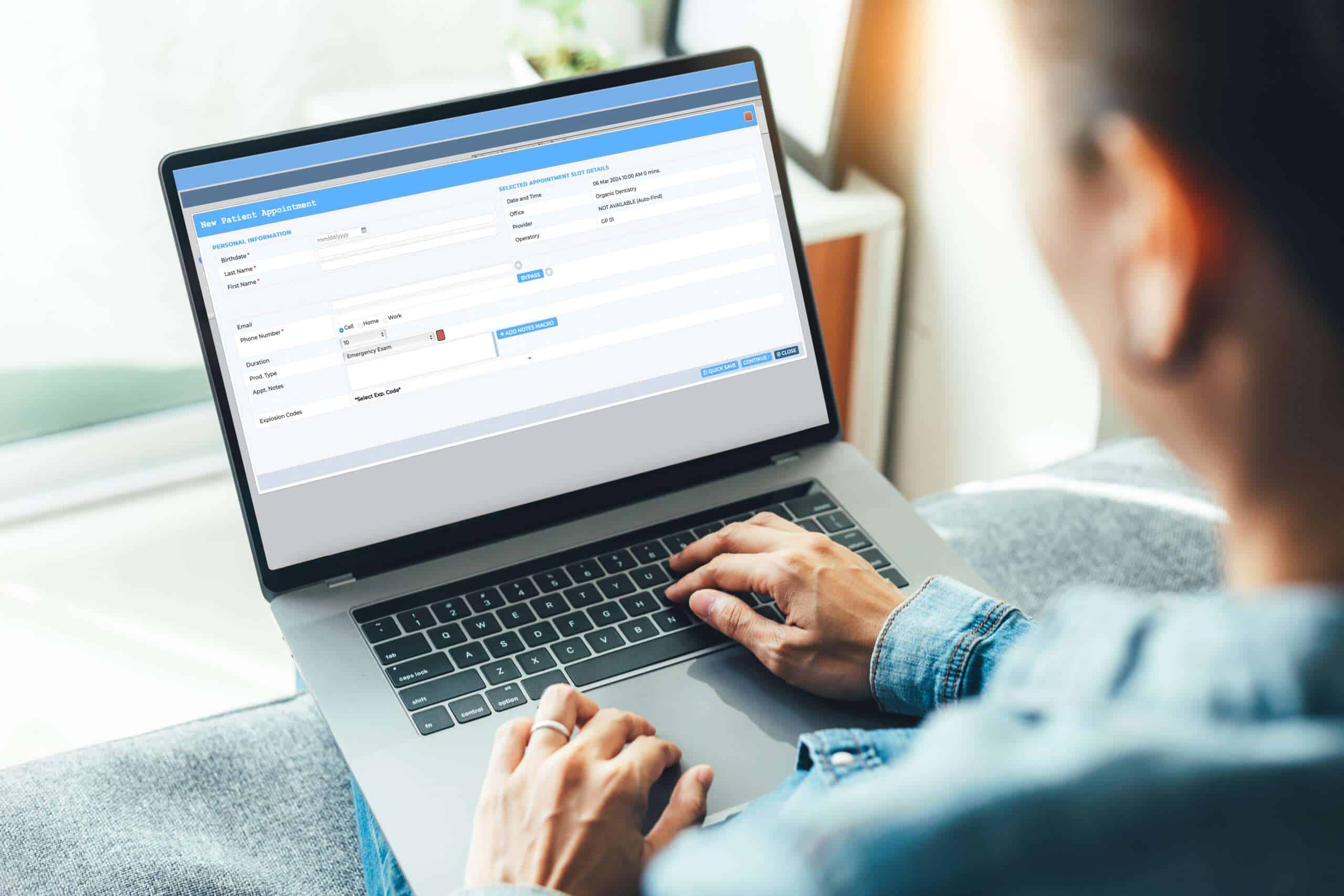 Make the Best First Impression. Save Time for You and Your New Patients with Denticon